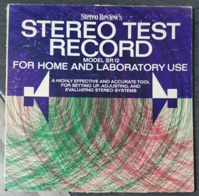 Stereo Review's Model SR12 for home and lab use - 12'' vinyl record 1969 US press