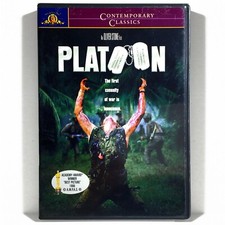 Platoon (DVD, 1986, Widescreen) Like New ! Willem DaFoe Tom Berenger