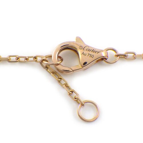Cartier Bracelet Trinity Circle Three Color 1 Point Diamond 750 Tri-Color Gold - Picture 3 of 7