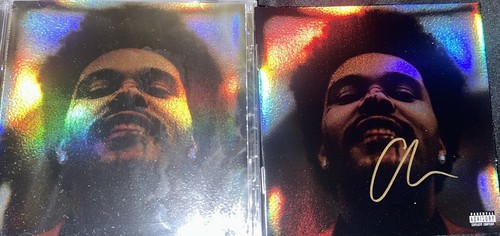 CD The Weeknd Hand Signed Holographic Booklet Collectible After Hours Autograph - Imagen 3 de 3