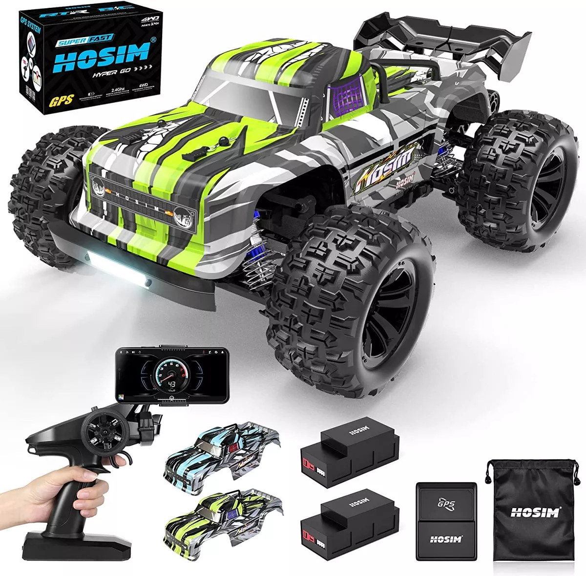 S-MAX Pro - Coche RC 4x4 1:16 BRUSHLESS Monster Truck