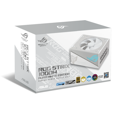 ASUS ROG STRIX 1000W Gold Aura White Edition Netzteil PCIe 16-Pin ATX12V - Bild 3 von 6