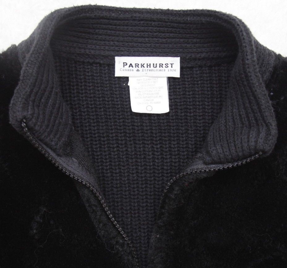 ALTRA Giacca Cappotto Nero Parkhurst Donna Piccola Zip Tinta Unita Cotone Acrilico Donna JKT173