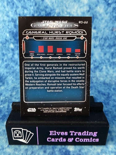 Star Wars: Galactic Files 2018 BLUE Parallel SINGLE Non-Sport Trading Card Topps - Picture 194 of 294