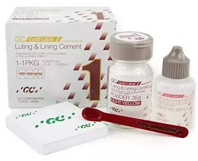 GC Gold Label 1 Radiopaque Luting & Lining Glass Ionomer Cement 1-1 PKG
