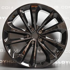 RUEDAS DE ALEACIÓN X4 ORIGINALES OEM BENTLEY BENTAYGA 21" PULGADAS 5 RADIOS NEGRO BRILLANTE