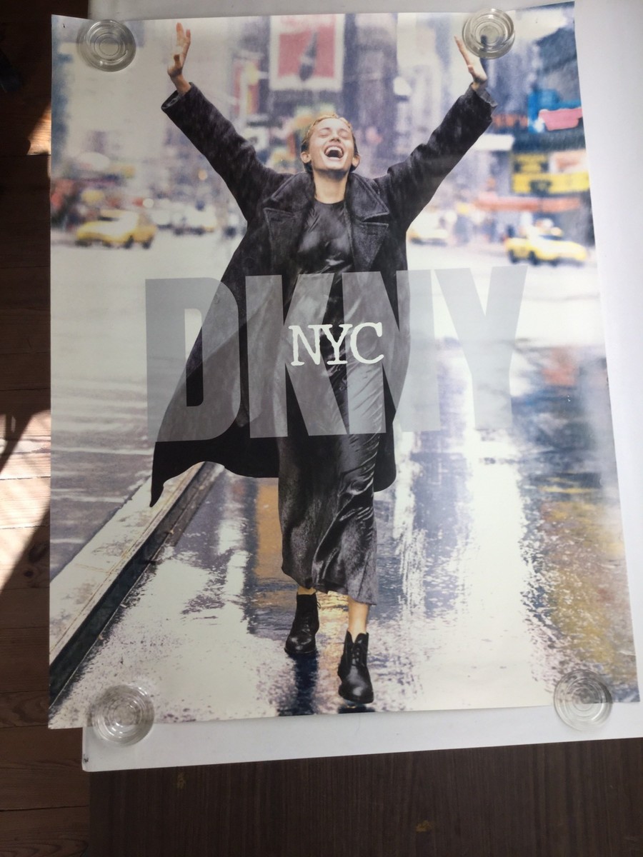 Vintage 1990s Donna Karan New York DKNY Clothing Advertising