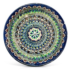 Lagan - Rischtan, tief, Keramik, Handarbeit, &Oslash; 34 cm Kazan