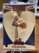 2021 Panini Contenders Basketball 2020 Draft Class Red Foil Kira Lewis Jr.