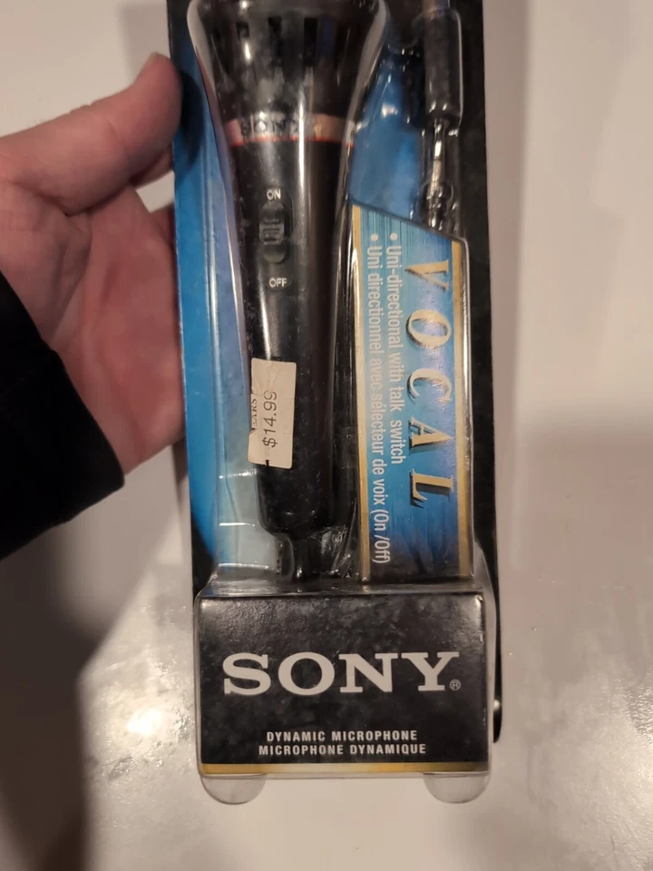 Sony F-V120 Black Unidirectional Vocal Dynamic Microphone - Image 3 of 4