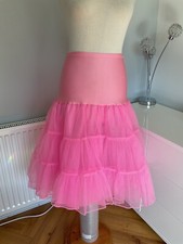 Retro Pink Underskirt 50s Vintage Style Petticoat Swing Net Skirt Rockabilly