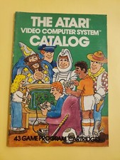 Vintage 1981 Atari Video Computer System Catalog 43 Games Paperback