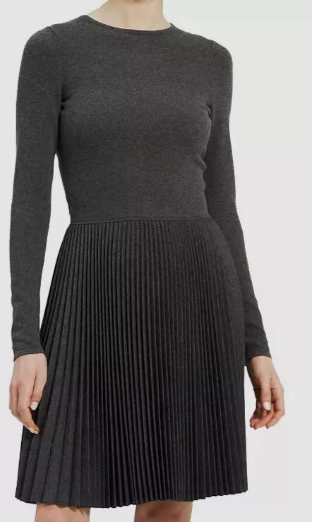 Theory top pleated dress
