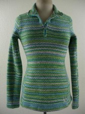 Spyder Women's 10 Savona Thermal Stretch 1/4 Zip Pullover Sweater Jacket Green