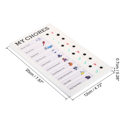 2 Lavagne To-Do List Cancellabili - Con Pennarelli E Fogli, Planner Per Compiti E Memo, Ideale Per Casa O Ufficio - Foto 5