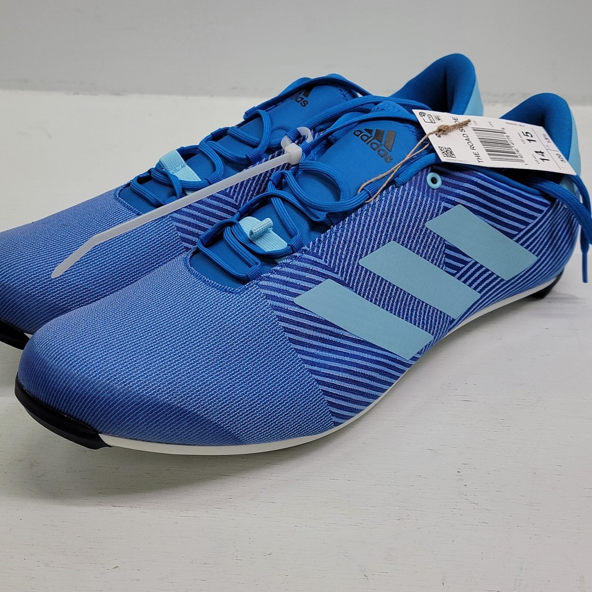 Adidas The Road Shoes Men's Size 14 Blue Rush Cycling Road