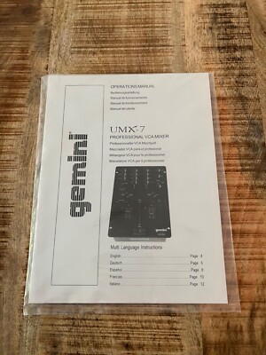 GEMINI UMX-7 User Manual