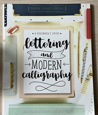 Lettering and Modern Calligraphy : Learn Hand Lettering and Brush Lettering:...
