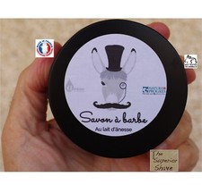 Azalane Cold Saponified Donkey Milk Shaving Soap 90g Made in France