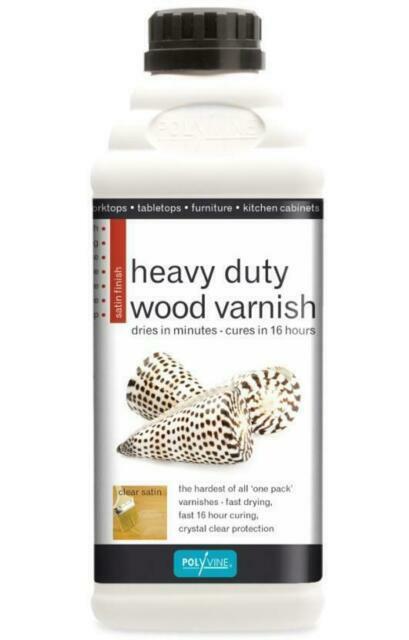 POLYVINE HEAVY DUTY INTERIOR WOOD VARNISH SATIN 1L