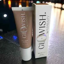 GloWish by Huda Beauty MultiDew Skin Tint Foundation ~ 08 Tan ~ 1.35 fl oz ~ NIB