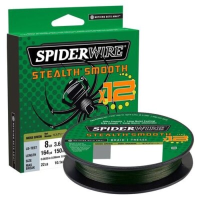 Spiderwire Stealth Smooth X12 geflochtene Schnur 0,9 mm / 7,5 kg./ 150 m