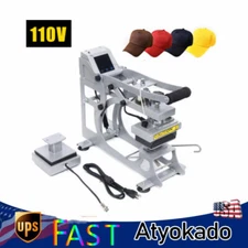 Hat Heat Press Digital Sublimation Heating Pads Transfer Cap Heat Press Machine!