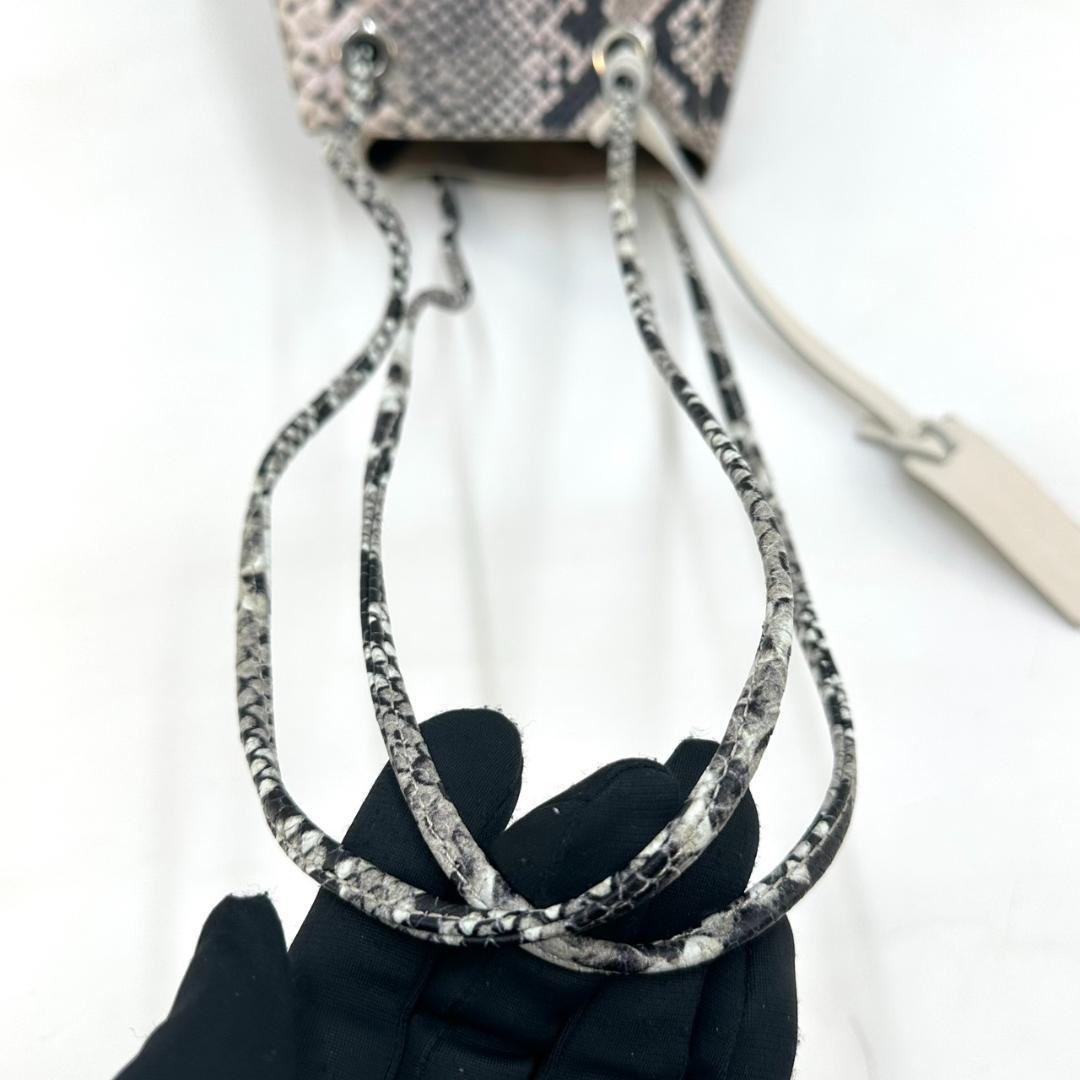 Marco Masi Python Embossed Leather Shoulder Bag T… - image 11