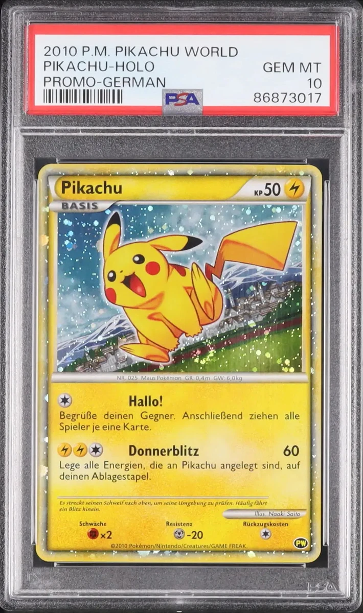 皮卡丘口袋妖怪TCG 德国个人收藏纸牌游戏| eBay