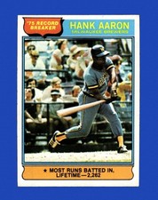1976 Topps Set-Break #  1 Hank Aaron EX-EXMINT *GMCARDS*
