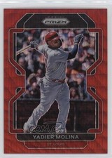 2022 Panini Prizm Tier II Red Wave Prizm 5/99 Yadier Molina #175 04br