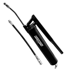 Heavy Duty Lever Action Grease Gun 10000 PSI with 12" Hose & 7" Extension