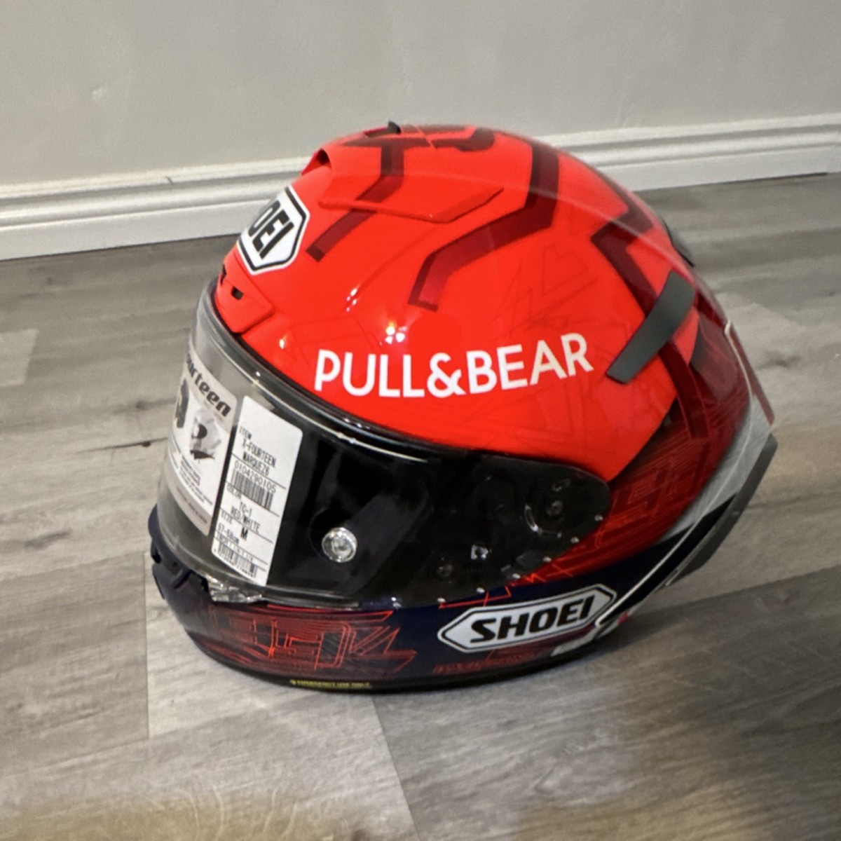 Shoei X-Fourteen Pull&Bear TC-1 Marquez Red Helmet NEW | eBay
