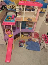 Barbie Dream House 3 story With Pool And Party Ball,Barbie Doll and...