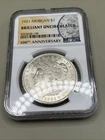 1921 Morgan Silver Dollar NGC Brilliant Uncirculated BU – 100th Anniversary Slab