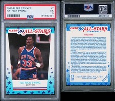1989 Fleer NBA All-Stars #7 Patrick Ewing (PSA 5) $50 OBO