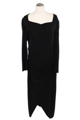 Diane von Furstenberg Damen Kleid Gr. 42 (XL) Schwarz NEU Bleistiftkleid