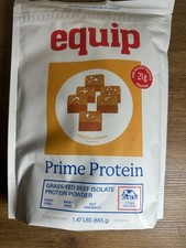 Equip Prime Protein Grass-Fed Beef Isolate Powder Salted Caramel 1.47 LBS 30 Srv