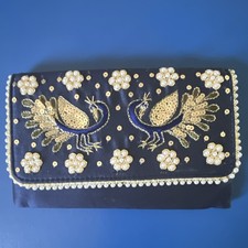 Women s Black Bird Embroidered Beaded Sequin ...