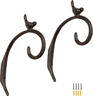 Cast Iron Plant Hanger - 5.2 Inch Little Bird Rustic Wall Mounted