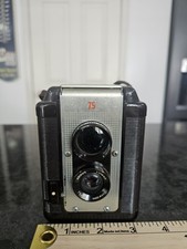 Argus 75 Vintage Box Camera Black with Strap for 620 Film