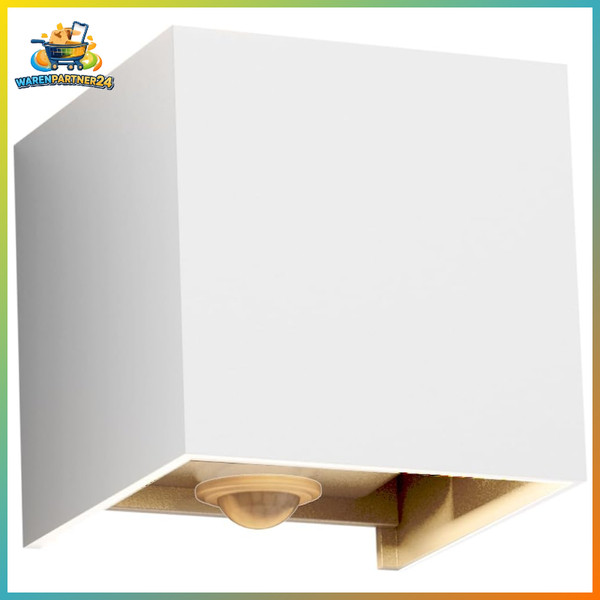 Led Wandleuchte 12W Mit Bewegungsmelder IP65 Einstellbarer Abstrahlwinkel-image