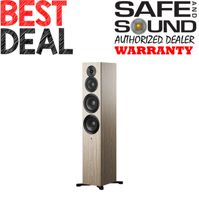 Dynaudio Focus 50 3-Way Floorstanding Streaming Loudspeaker (Pair) | Blonde
