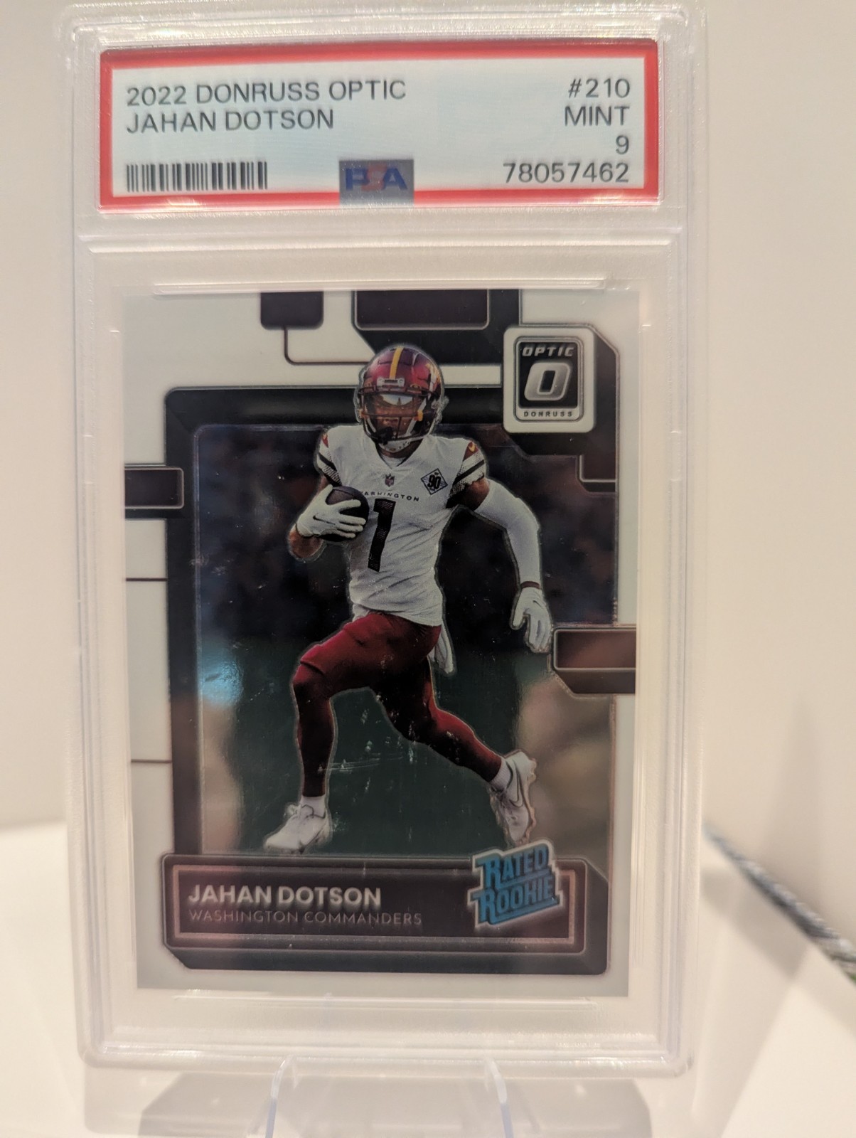 Jahan Dotson Panini Donruss Optic #210 Base