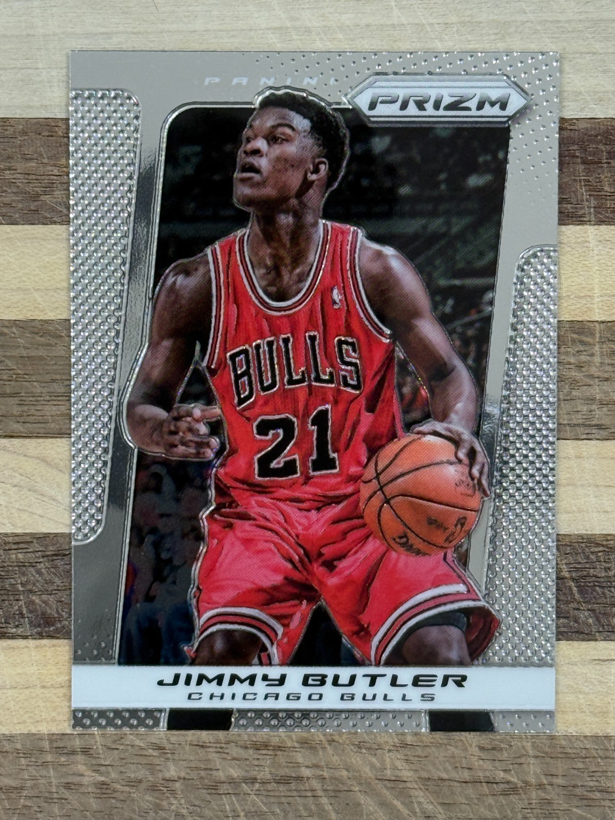 2013-14 Panini Prizm Basketball Jimmy Butler Card #75