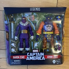 Marvel Legends Captain America Baron Zemo & Arnim Zola Figure 2-Pack Hasbro NEW