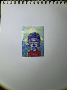 ACEO Original girl portrait illustration (1/1)