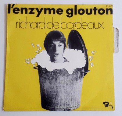 SP RICHARD DE BORDEAUX - L'ENZYME GLOUTON (FRANZÖSISCHES BARCLAY POP CHANSON 60er Jahre)