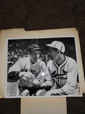 The Hero And The Goat Black And White Press Photograph 8x10in 1936 JOE DIMAGGIO