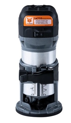 FoxAlien 1 HP 710W 65mm Durchmesser Kompakt Handfräse CNC Holzbearbeitung 